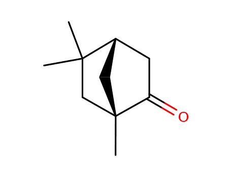 Molecular Structure of 6541-58-8 (Bicyclo[2.2.1]heptan-2-one,1,5,5-trimethyl-)
