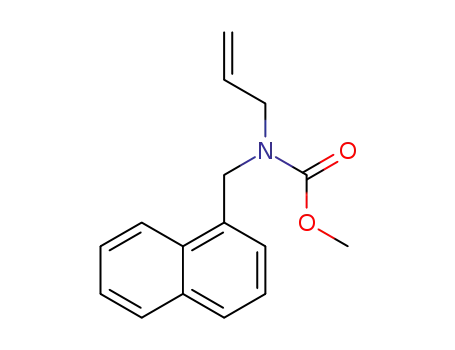 Molecular Structure of 1334031-94-5 (methyl allyl(naphthalen-1-ylmethyl)carbamate)