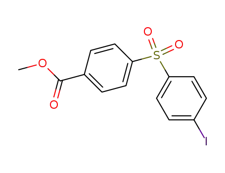 Benzoic acid, 4-[(4-iodophenyl)sulfonyl]-, methyl ester