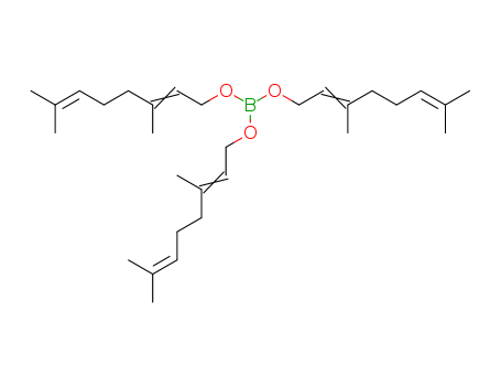 2,6-Octadien-1-ol,3,7-dimethyl-, 1,1',1''-triester with boric acid (H3BO3), (2E,2'E,2''E)-
