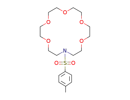 Molecular Structure of 63281-63-0 (16-[(4-methylphenyl)sulfonyl]-1,4,7,10,13-pentaoxa-16-azacyclooctadecane)
