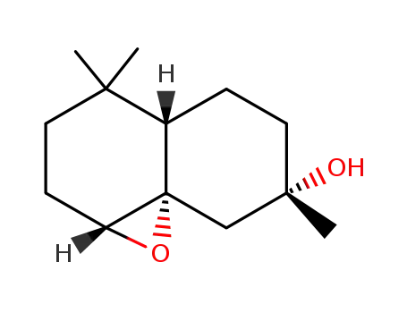 Molecular Structure of 68845-01-2 (octahydro-4,4,7-trimethyl-3H-naphth[1,8a-b]oxiren-7-ol)