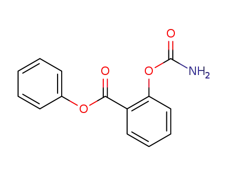Molecular Structure of 88599-33-1 (phenyl 2-(carbamoyloxy)benzoate)