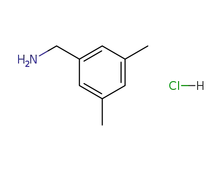 Molecular Structure of 3858-80-8 (Benzenemethanamine, 3,5-dimethyl-, hydrochloride)