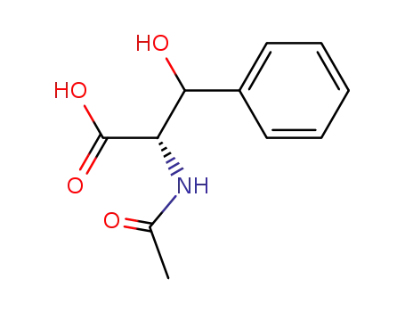 Molecular Structure of 882741-46-0 (N-acetyl-β-phenylserine)
