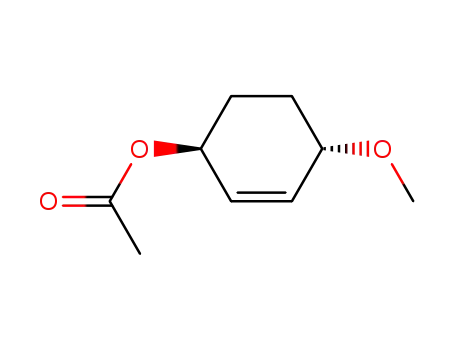 2-Cyclohexen-1-ol, 4-methoxy-, acetate, (1R,4R)-rel-