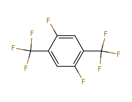 Molecular Structure of 2355-97-7 (1,4-Difluor-2,5-bis-trifluormethyl-benzol)