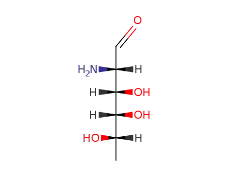 Molecular Structure of 7577-62-0 (2-Amino-2,6-dideoxy-L-galactose)