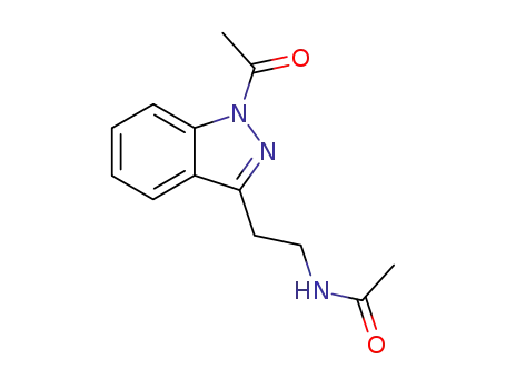 <i>N</i>-[2-(1-acetyl-1<i>H</i>-indazol-3-yl)-ethyl]-acetamide