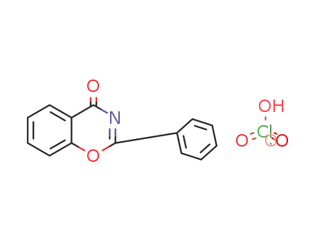 Molecular Structure of 55424-93-6 (4H-1,3-Benzoxazin-4-one, 2-phenyl-, perchlorate)