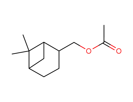 Molecular Structure of 29021-36-1 ((6,6-dimethylbicyclo[3.1.1]hept-2-yl)methyl acetate)