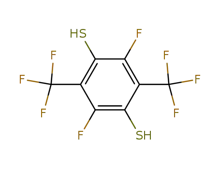 2,5-difluoro-3,6-bis(trifluoromethyl)benzene-1,4-dithiol