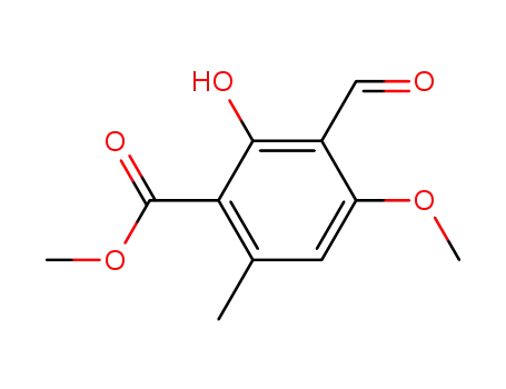 formyl-3-hydroxy-2-methoxy-4-methyl-6-benzoate de methyle