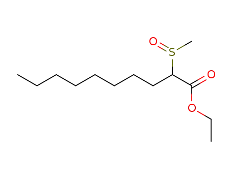 2-Methylsulfinyl-decansaeureethylester