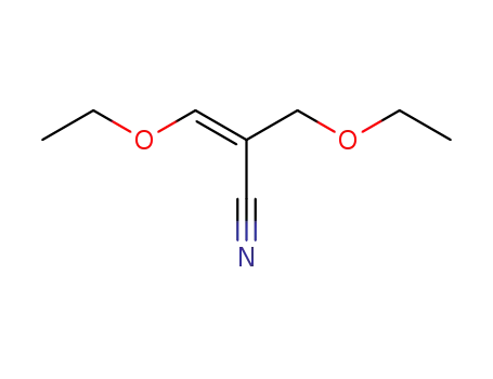 Molecular Structure of 3699-12-5 (3<i>c</i>-ethoxy-2-ethoxymethyl-acrylonitrile)