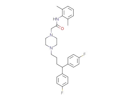 Molecular Structure of 3416-26-0 (LIDOFLAZINE, 98.5%)