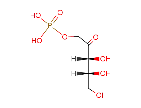 Molecular Structure of 7721-50-8 (D-ribulose 1-phosphate)