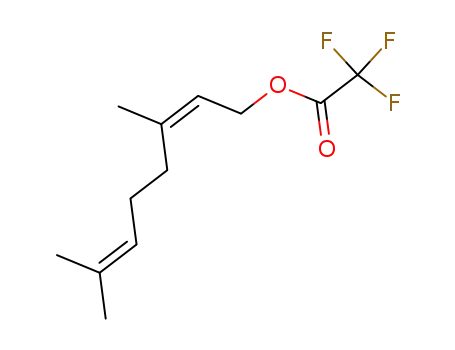 Molecular Structure of 101010-61-1 (Acetic acid, trifluoro-, 3,7-dimethyl-2,6-octadienyl ester, (Z)-)