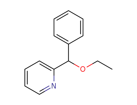 Molecular Structure of 1473367-32-6 (2-[(ethoxy)(phenyl)methyl]pyridine)