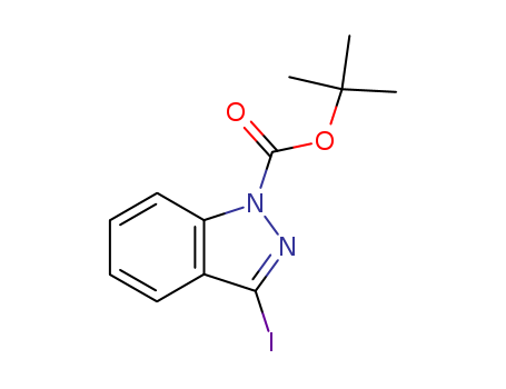 1H-Indazole-1-carboxylicacid, 3-iodo-, 1,1-dimethylethyl ester                                                                                                                                          