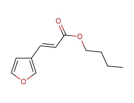 Molecular Structure of 1014608-57-1 (butyl (E)-3-(furanyl)-2-propenoate)