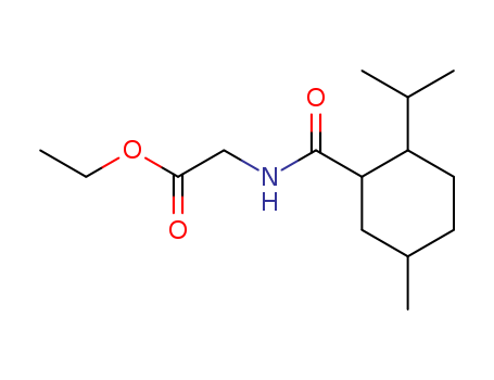 Glycine,N-[[5-methyl-2-(1-methylethyl)cyclohexyl]carbonyl]-, ethyl ester
