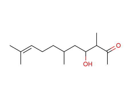 Molecular Structure of 68141-16-2 (4-hydroxy-3,6,10-trimethylundec-9-en-2-one)