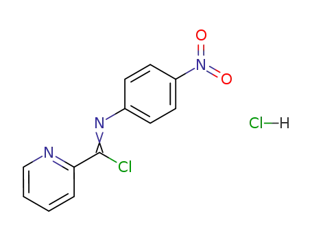 N-(4-nitrophenyl)pyridine-2-carboximidoyl chloride;hydrochloride