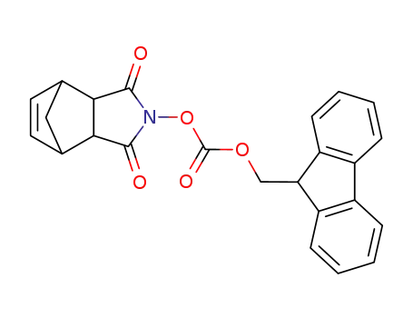 Molecular Structure of 99503-04-5 (Carbonic acid 3,5-dioxo-4-aza-tricyclo[5.2.1.0<sup>2,6</sup>]dec-8-en-4-yl ester 9H-fluoren-9-ylmethyl ester)