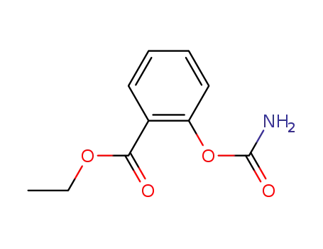Molecular Structure of 88599-32-0 (Benzoic acid, 2-((aminocarbonyl)oxy)-, ethyl ester)