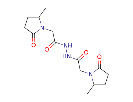 1-Pyrrolidineaceticacid, 2-methyl-5-oxo-, 2-[2-(2-methyl-5-oxo-1-pyrrolidinyl)acetyl]hydrazide