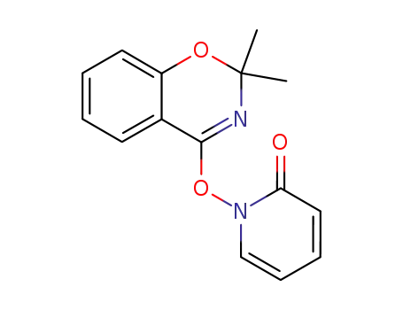 Molecular Structure of 74405-16-6 (2,2-dimethyl-4-(2-oxo-2H-pyrid-1-yl)oxy-2H-1,3-benzoxazine)