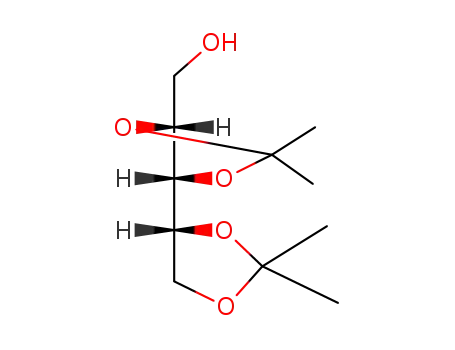 Molecular Structure of 19139-74-3 (2,3:4,5-DI-O-ISOPROPYLIDENE-D-*ARABINITOL)