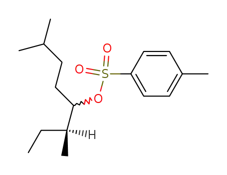 Molecular Structure of 34038-41-0 ((5Ξ,6<i>S</i>)-2,6-dimethyl-5-(toluene-4-sulfonyloxy)-octane)