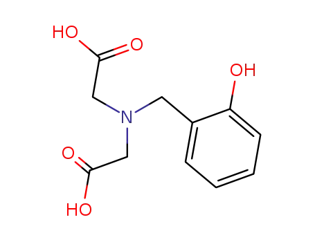 Molecular Structure of 7372-13-6 (N-(Carboxymethyl)-N-(2-hydroxyphenyl)sarcosine)