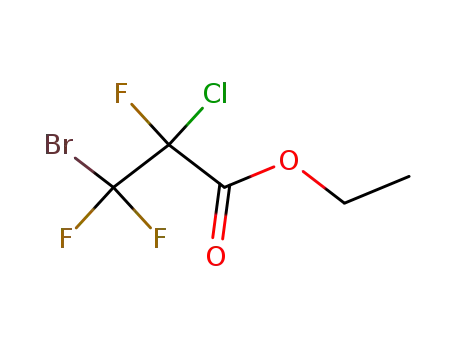 α-Chlor-β-brom-trifluorpropionsaeure-aethylester