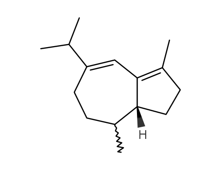 Molecular Structure of 113561-07-2 ((-)-5-isopropyl-3,8-dimethyl-1,2,6,7,8,8a-hexahydro-azulene; (-)-iso-α-gurjunene)