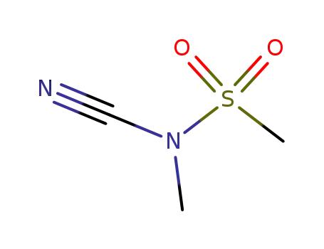 Molecular Structure of 317806-76-1 (N-cyano-N-methylmethanesulphonamide)