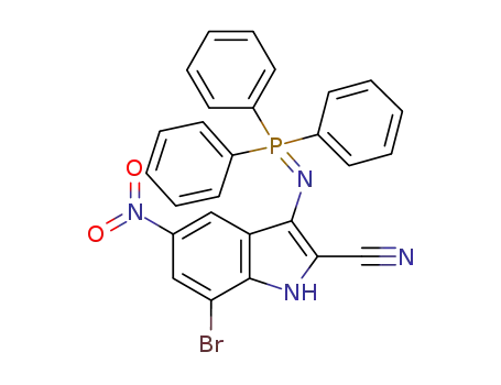 (7-bromo-2-cyano-5-nitroindol-3-yl)iminotriphenylphosphorane