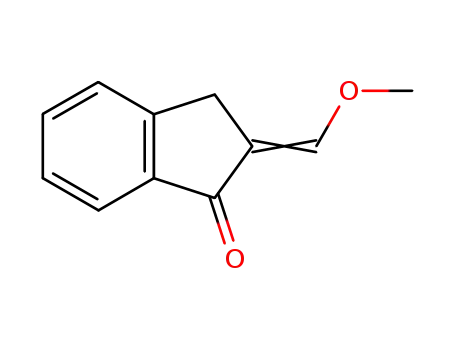 Molecular Structure of 17215-98-4 (2-Methoxymethylen-1-hydrindanon)