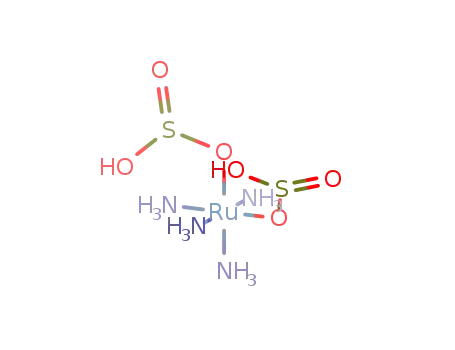 cis-{Ru(HSO<sub>3</sub>)2(NH<sub>3</sub>)4}
