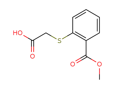 Molecular Structure of 51471-72-8 ((2-methoxycarbonyl-phenylsulfanyl)-acetic acid)