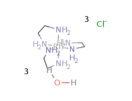 Molecular Structure of 15004-86-1 (TRIS(ETHYLENEDIAMINE)RHODIUM(III) TRICHLORIDE)