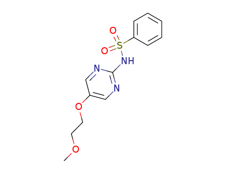 N-[5-(2-methoxyethoxy)pyrimidin-2-yl]benzenesulfonamide