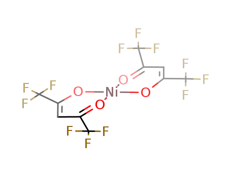 Molecular Structure of 14949-69-0 (HEXAFLUOROACETYLACETONATO NICKEL (II) TRIHYDRATE)