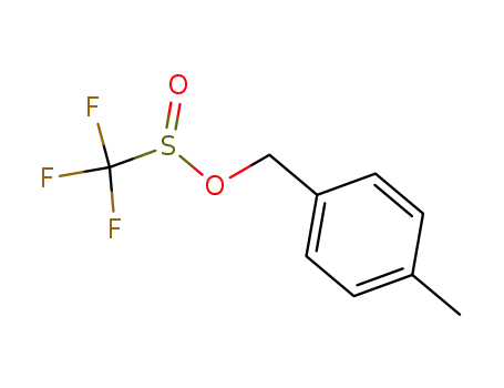 Molecular Structure of 130774-56-0 (p-Methylbenzyl Trifluoromethanesulfinate)