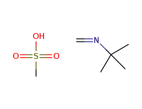 N-methylidene-t-butylamine methanesulfonate