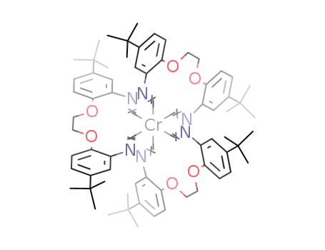 Molecular Structure of 87711-97-5 (Cr(1,2-bis(4-tert-butyl-2-isocyanophenoxy)ethane)3)