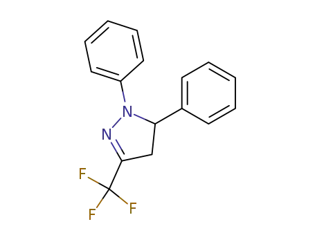 1,5-Diphenyl-3-(trifluoromethyl)-4,5-dihydro-1H-pyrazole
