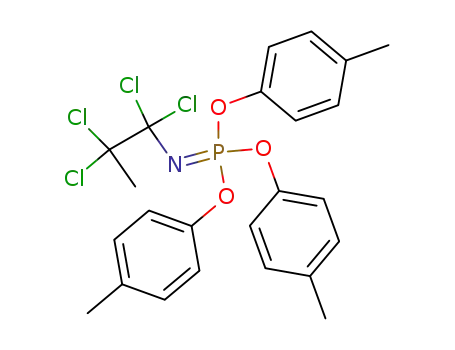 1,1,2,2-Tetrachloro-propyl-phosphorimidic acid tri-p-tolyl ester